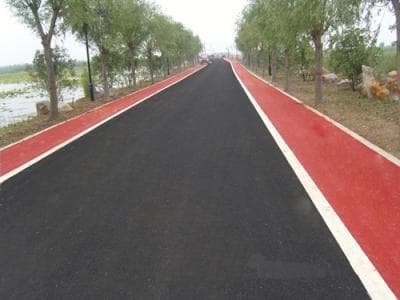 沥青道路施工